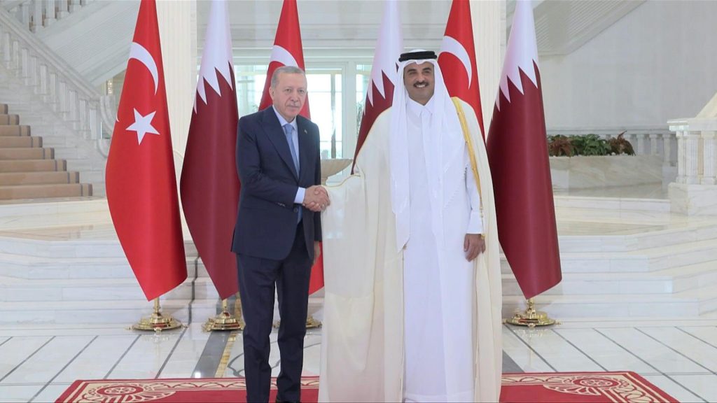 QatarSEmirHoldsTalksWithVisitingTurkishPresident