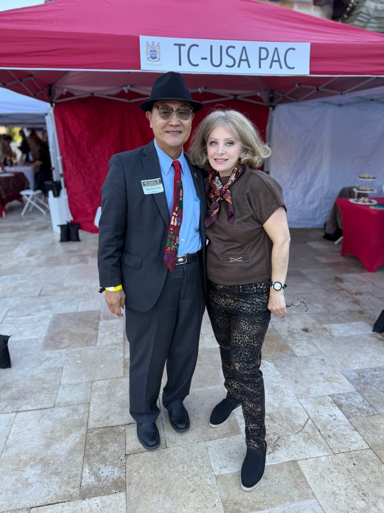 State Senator Steven S. Choi and Hulya Erol-Garvett