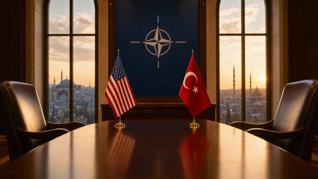 NATO Summit Diplomacy Scene